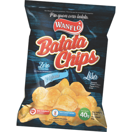 Salgadinho Wanflo Batata Lisa Original 40g