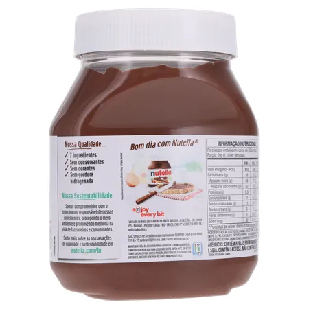 CREME AVELÃ NUTELLA 650G 360-16