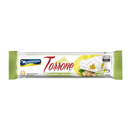 TORRONE MONTEVERGINE 45G AMENDOIM E LIMA