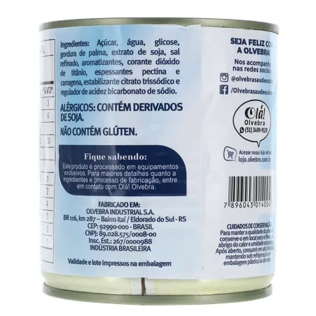 Alimento À Base de Soja Soymilke Sabor Leite Condensado Sem Lactose Lata 330gr 360-22