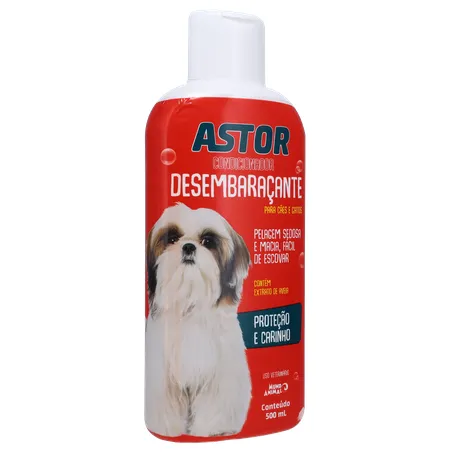 CONDICIONADOR ASTOR DESEMBARACANTE CAES E GATOS 500ML 360-33