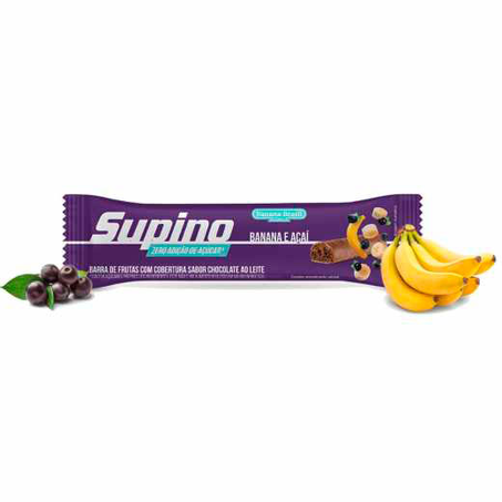Barra de Fruta Supino Zero Banana e Açaí 24G