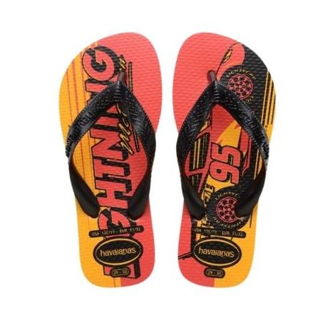 CHINELO HAVAIANAS TOP CARS AMARELO POP 23/24