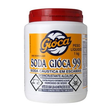 Soda caustica gioca pote 1kg