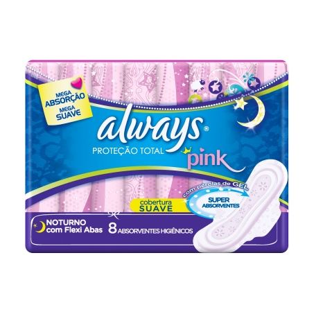 Abs always c/8 prot ttal pink not