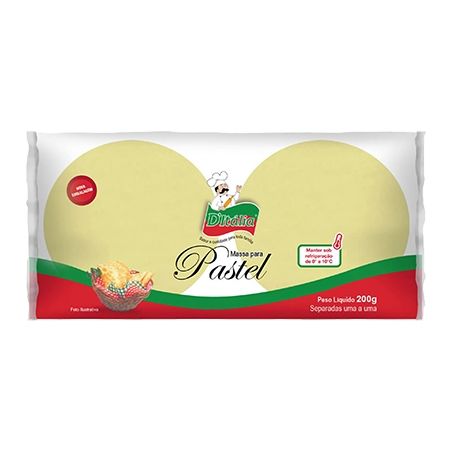 Massa pastel d italia 200g disco pequeno