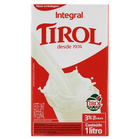 LEITE TIROL UHT INTEGRAL 1LT