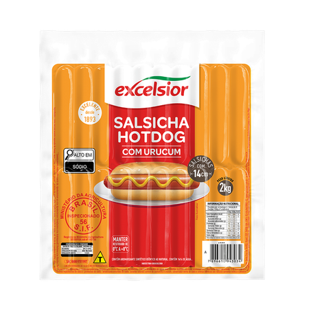 SALSIC HOT DOG EXCEL C.C 2KG