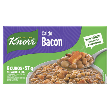 Caldo Knorr 57g - Bacon e Louro