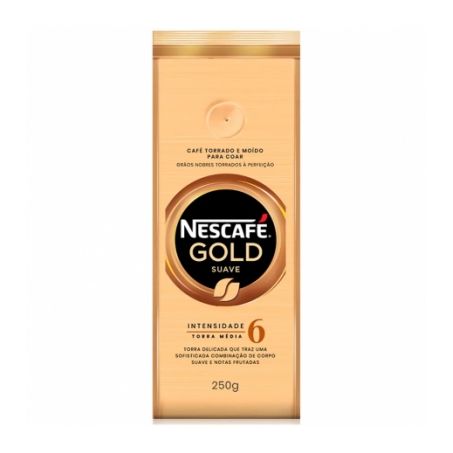 CAFE NESCAFE GOLD TORR/MOIDO A VACUO SUAVE 250G