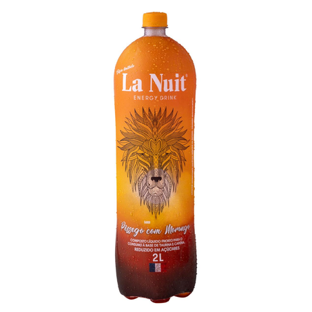 Energético La Nuit Pêssego  Morango 2l