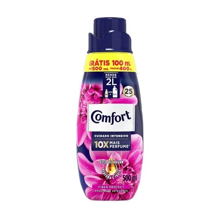 Amaciante concentrado comfort fiber protect l.500 p.400ml