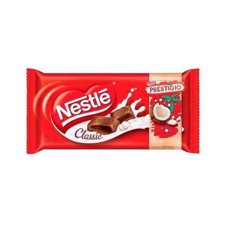 Barra de chocolate nestle 80g prestigio