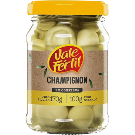 Champignon vidro vale fertil 100g inteiro