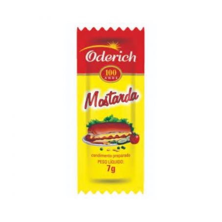 Mostarda Oderich 7g Caixa com 140 Unidades