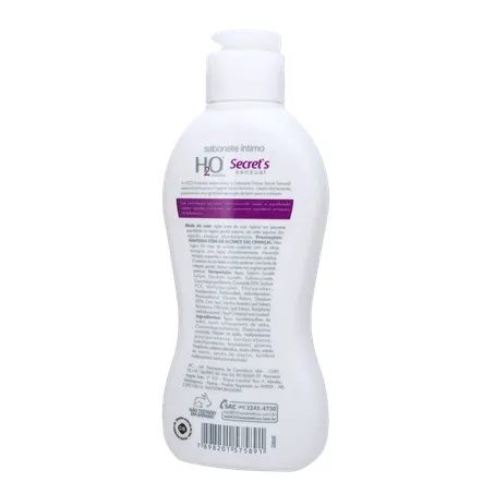 Sabonete Intimo H2o 200ml Secret s Sensual 360-20