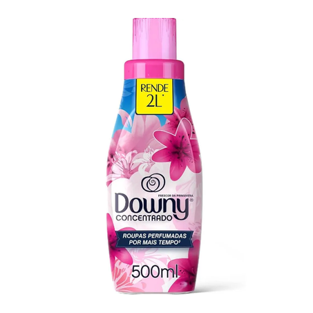 Amaciante de Roupas Downy Frescor da Primavera Frasco 500ml
