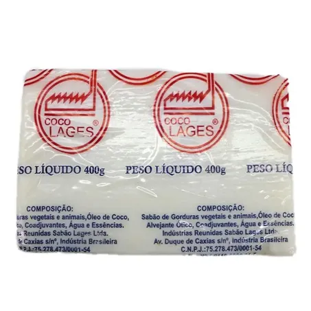 SABAO EM BARRA COCO LAGES 400G