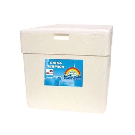 CAIXA ISOPOR ISOTERM 45LT