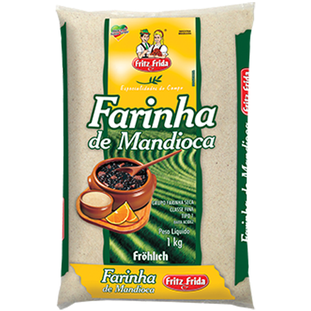 Farinha de mandioca fritz e frida 1kg