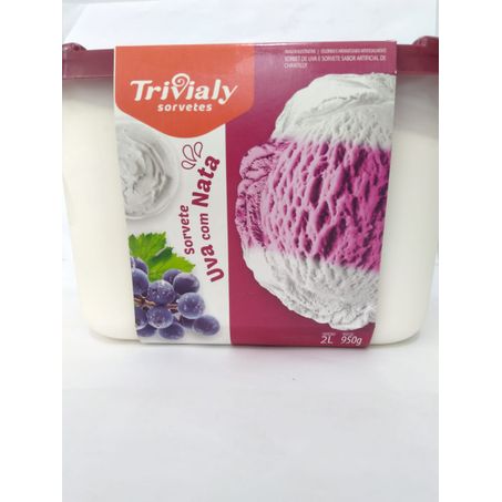 SORVETE TRIVIALY 2L UVA/NATA