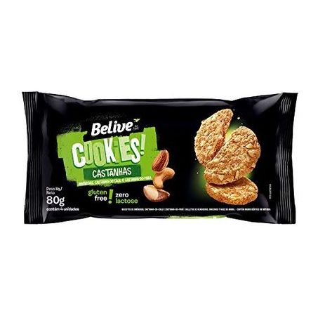 Cookie Castanhas Sem Glúten Sem Lactose Belive