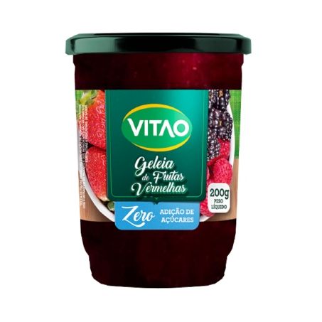 GELEIA VITAO 180G ZERO ACUCAR FRUTAS VERM.