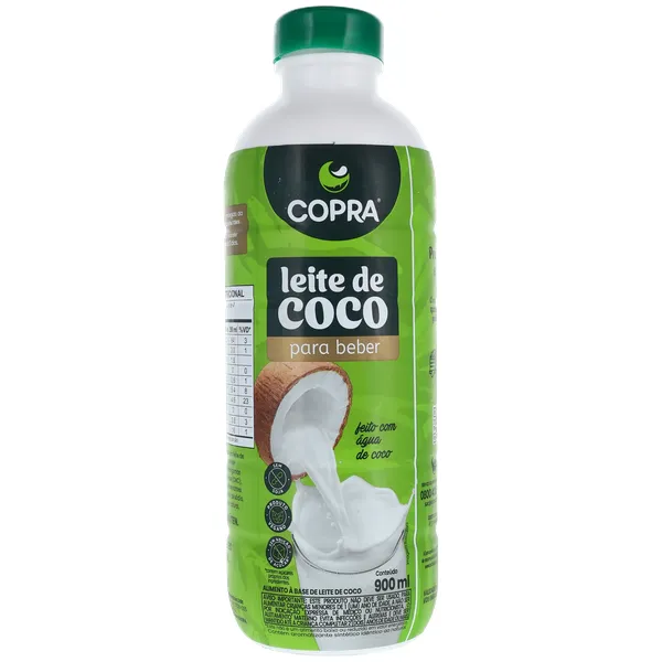 Bebida à Base de Leite de Coco Zero Lactose Copra Garrafa 900ml