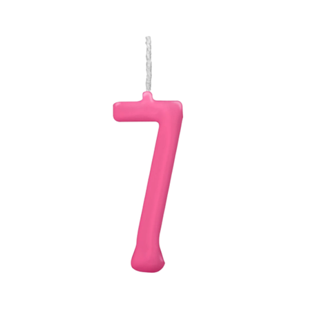 Vela Regina Parabéns Pink 7