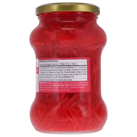 GENGIBRE EM CONSERVA PALITO KARUI BENI SHOOGA VIDRO 200G 360-12
