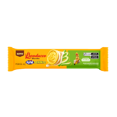 Biscoito Recheado Bauducco Fini Banana 73g