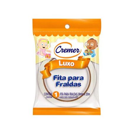 FITA CREMER PARA FRALDA BRANCA