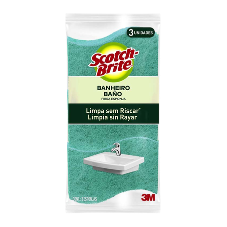 Esponja scotch brite banheiro l3p2