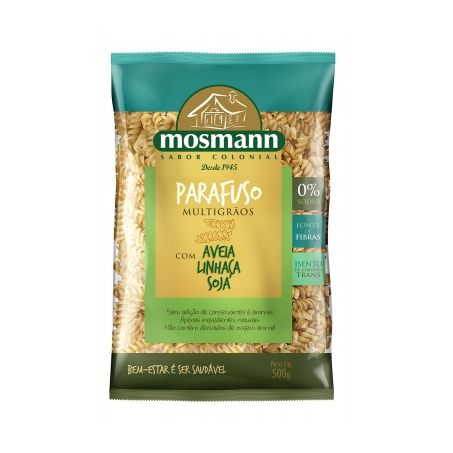 Massa mosmann multigraos parafuso 500g