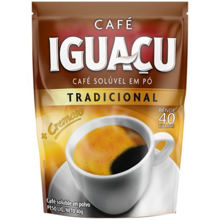 Cafe iguacu 40g sache soluvel tradicional