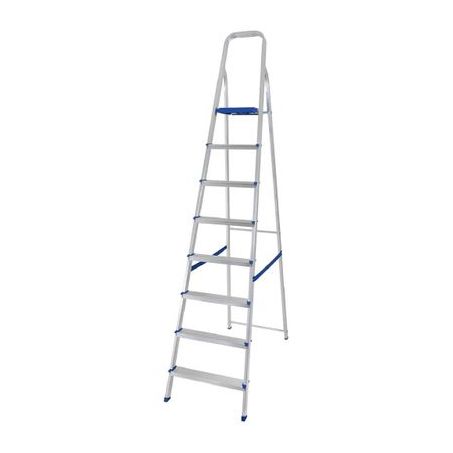 ESCADA MOR DE ALUMINIO C/8 DEGRAUS