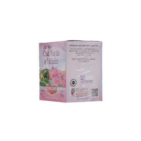 Chá Misto Chileno Chá Verde e Hibisco Caixa com 10un - 10gr 360-10