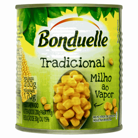 MILHO VERDE AO VAPOR TRAD. BONDUELLE 170
