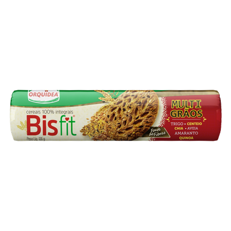Biscoito orquidea bisfit multigraos 135g