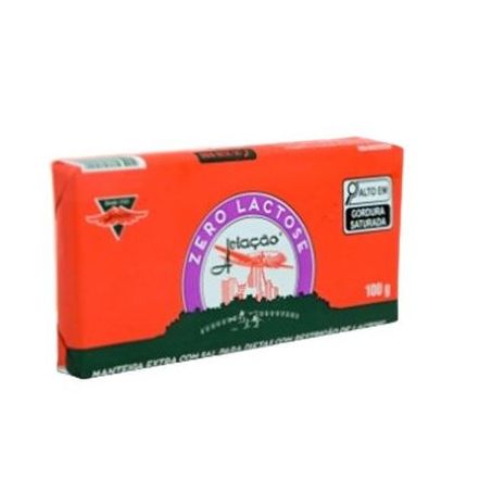 Manteiga Aviação com sal zero lactose 100g