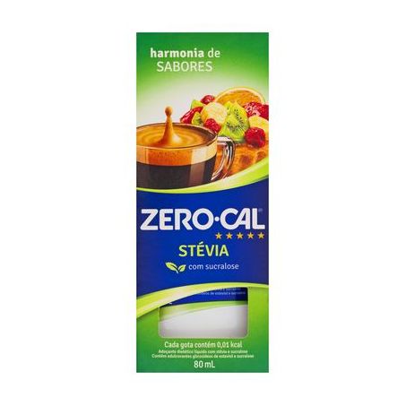 Adoçante Zero Cal Stévia 80ML