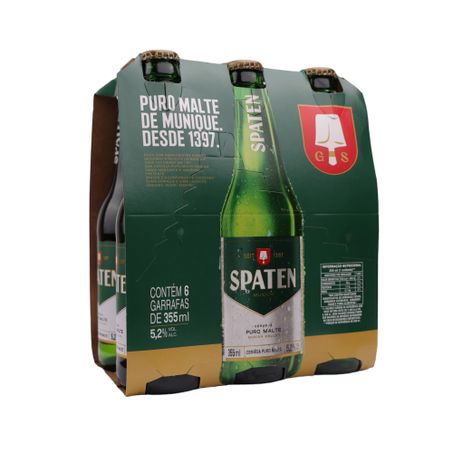 Cerveja Spaten Long Neck 355ml C/6 360-56