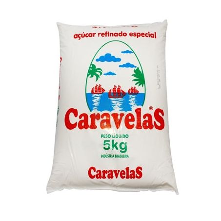 Açúcar refinado caravelas 5kg