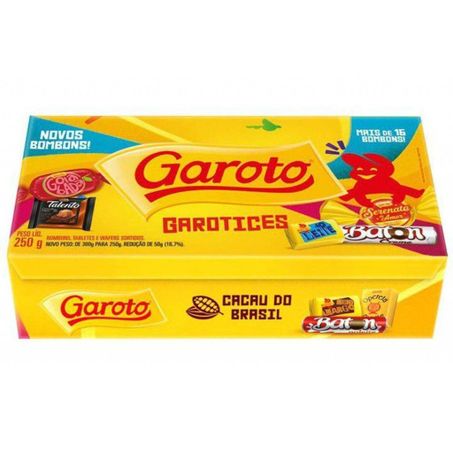 Bombom garoto garotices caixa 250g