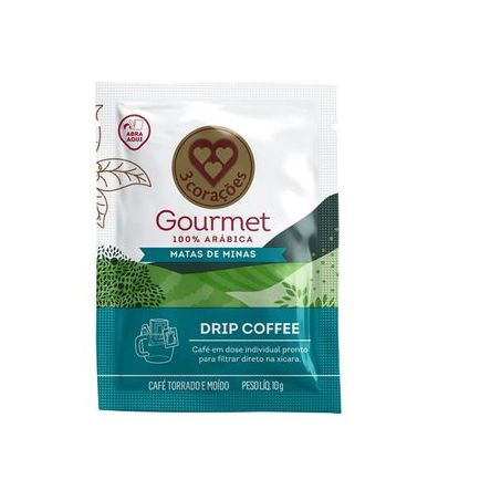Drip coffee 3 coracoes 10g matas de minas