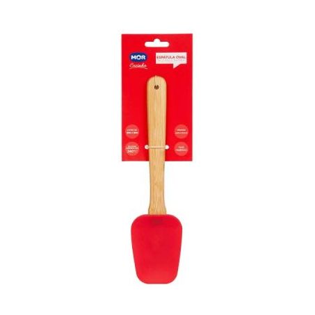 Espátula oval silicone Mor bamboo