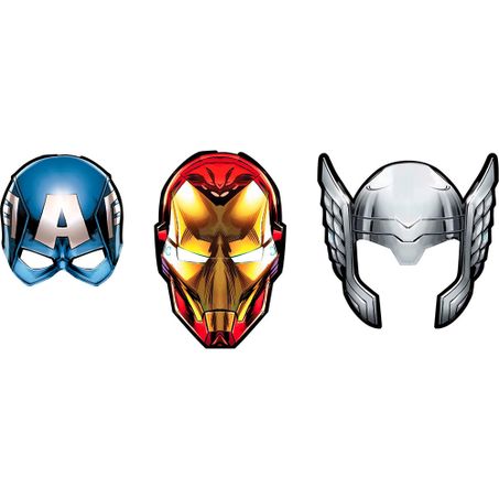 MASCARA REGINA C/6 AVENGERS