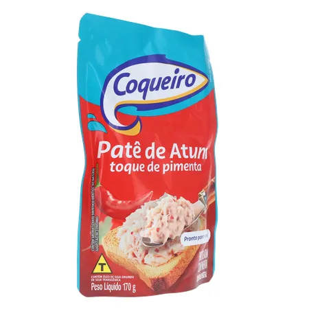 Patê De Atum Coqueiro Toque de Pimenta 170g 360-32