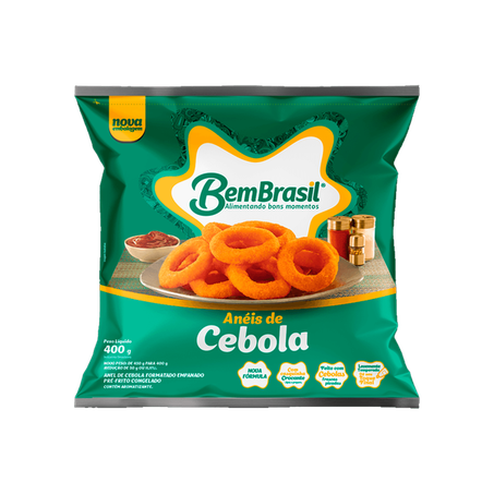 Aneis de cebola bem brasil 400g