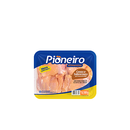 File Coxa Sobrecoxa Pioneiro 500g Resfriado Bandeja